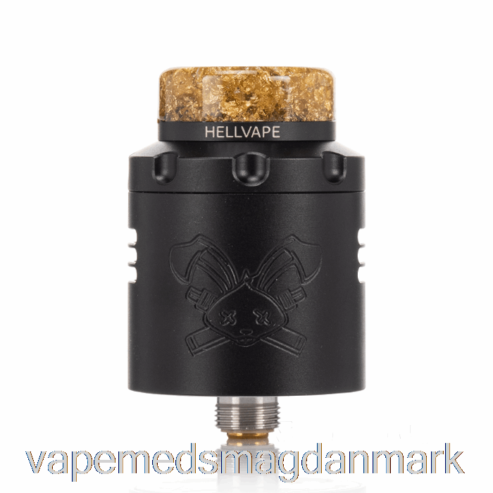 Vape Uden Nikotin Hellvape Dead Rabbit V3 24mm Rda Mat Fuld Sort